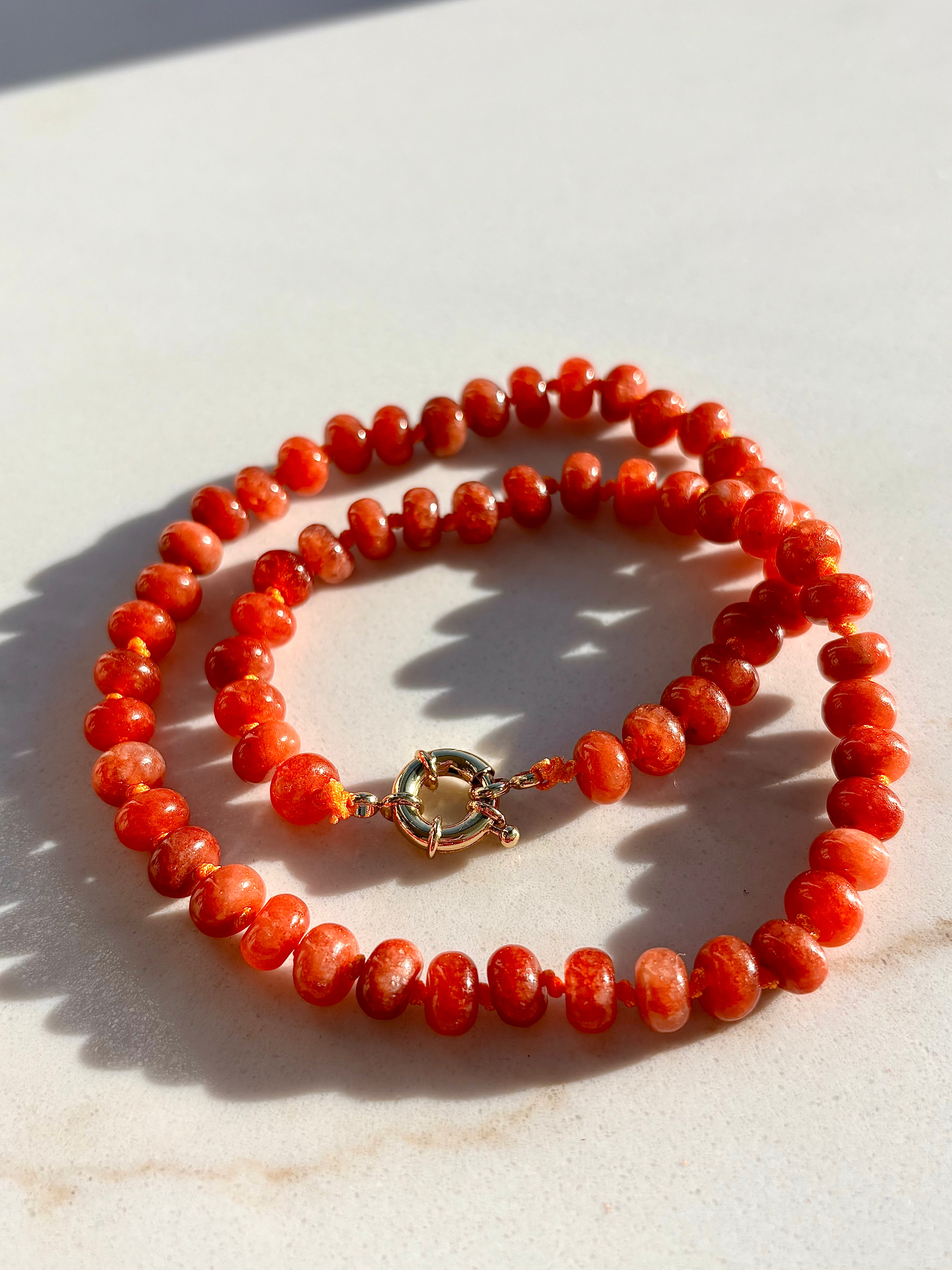 Knotted Orange on Orange