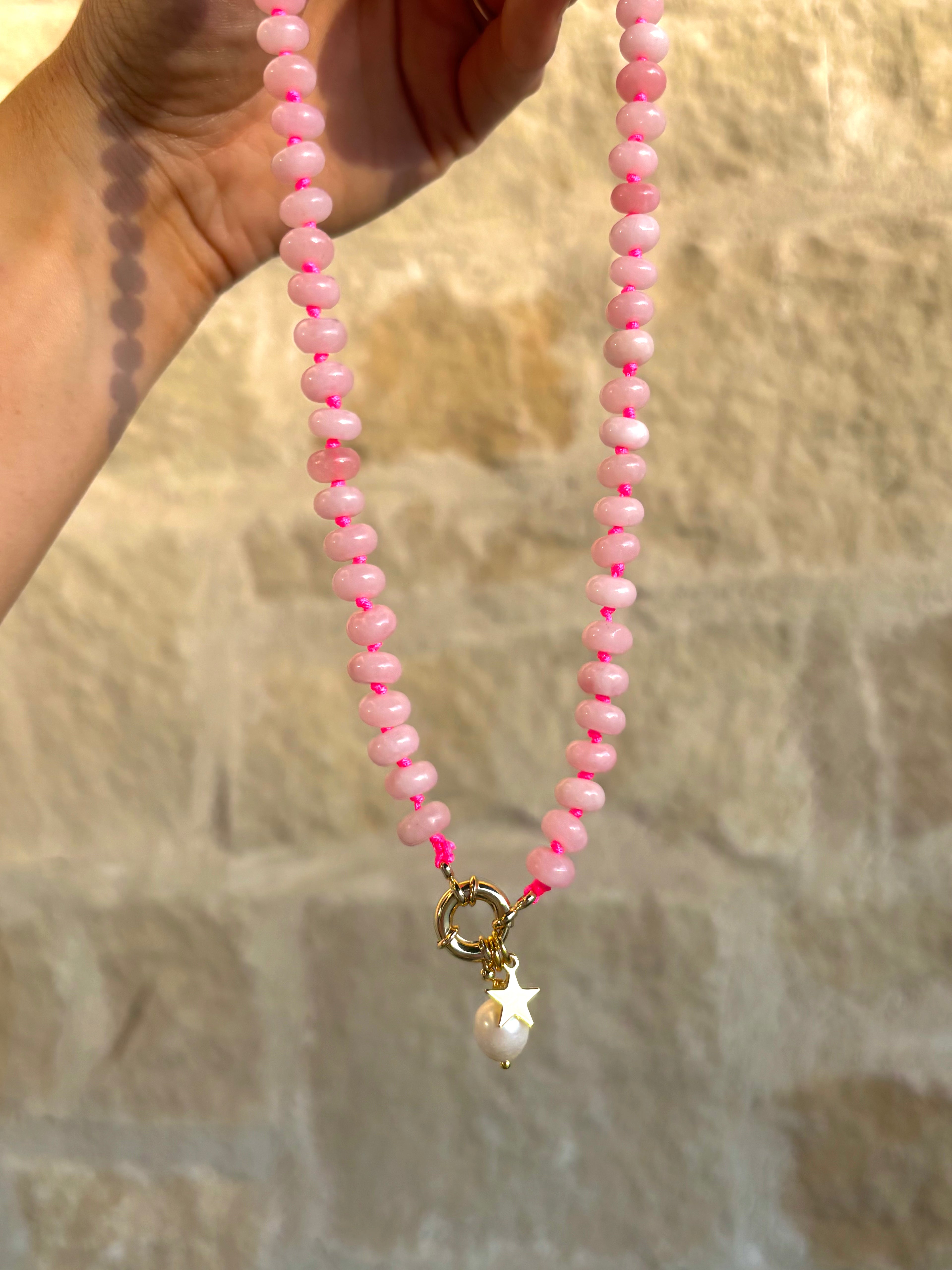 Knotted Pink Lady