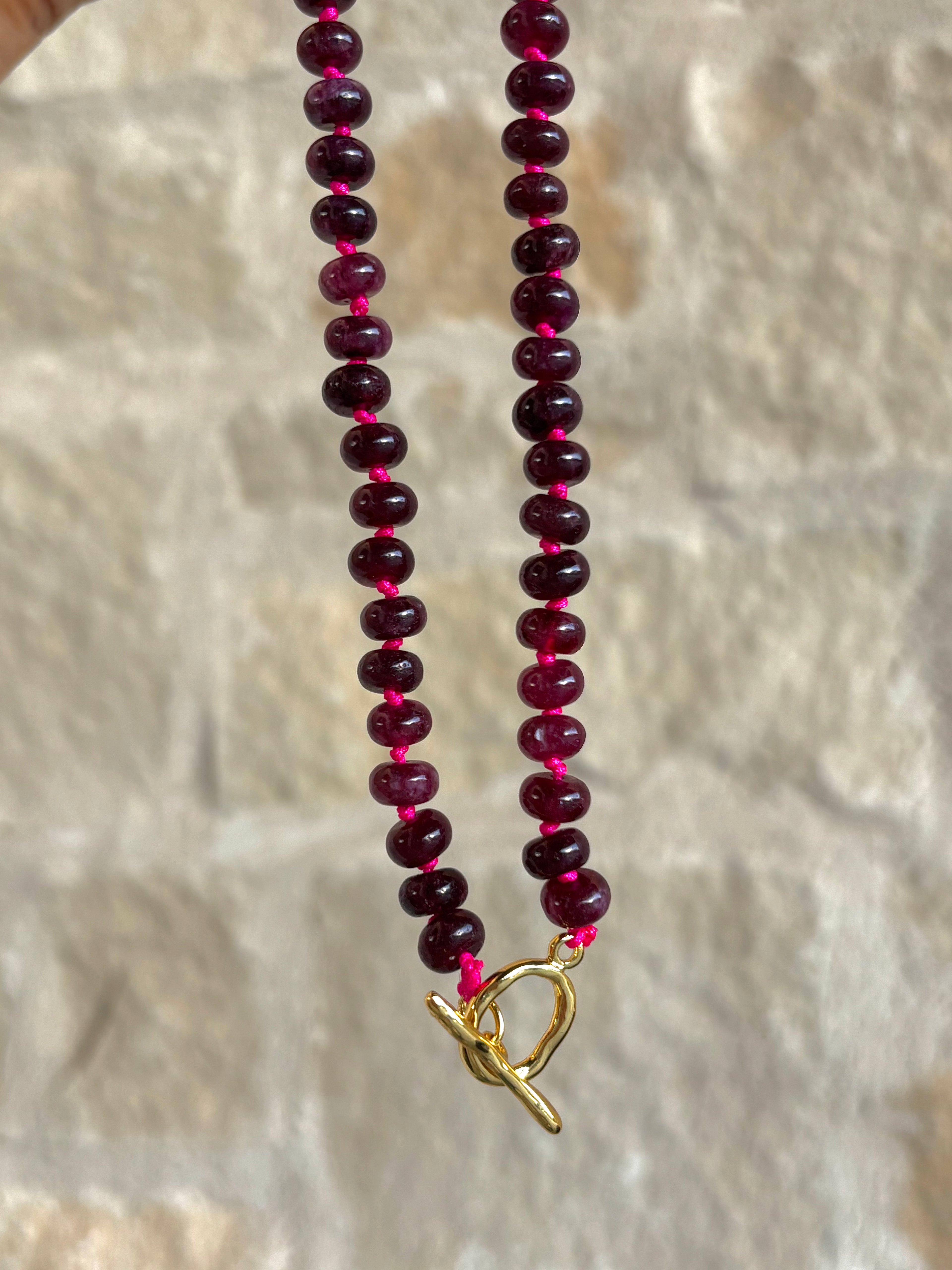 Knotted Plum + Pink