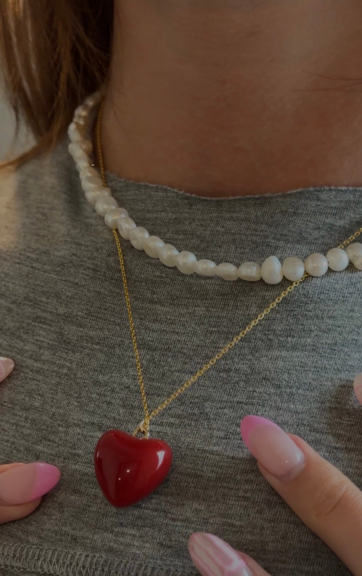 Big Heart + Snake Chain