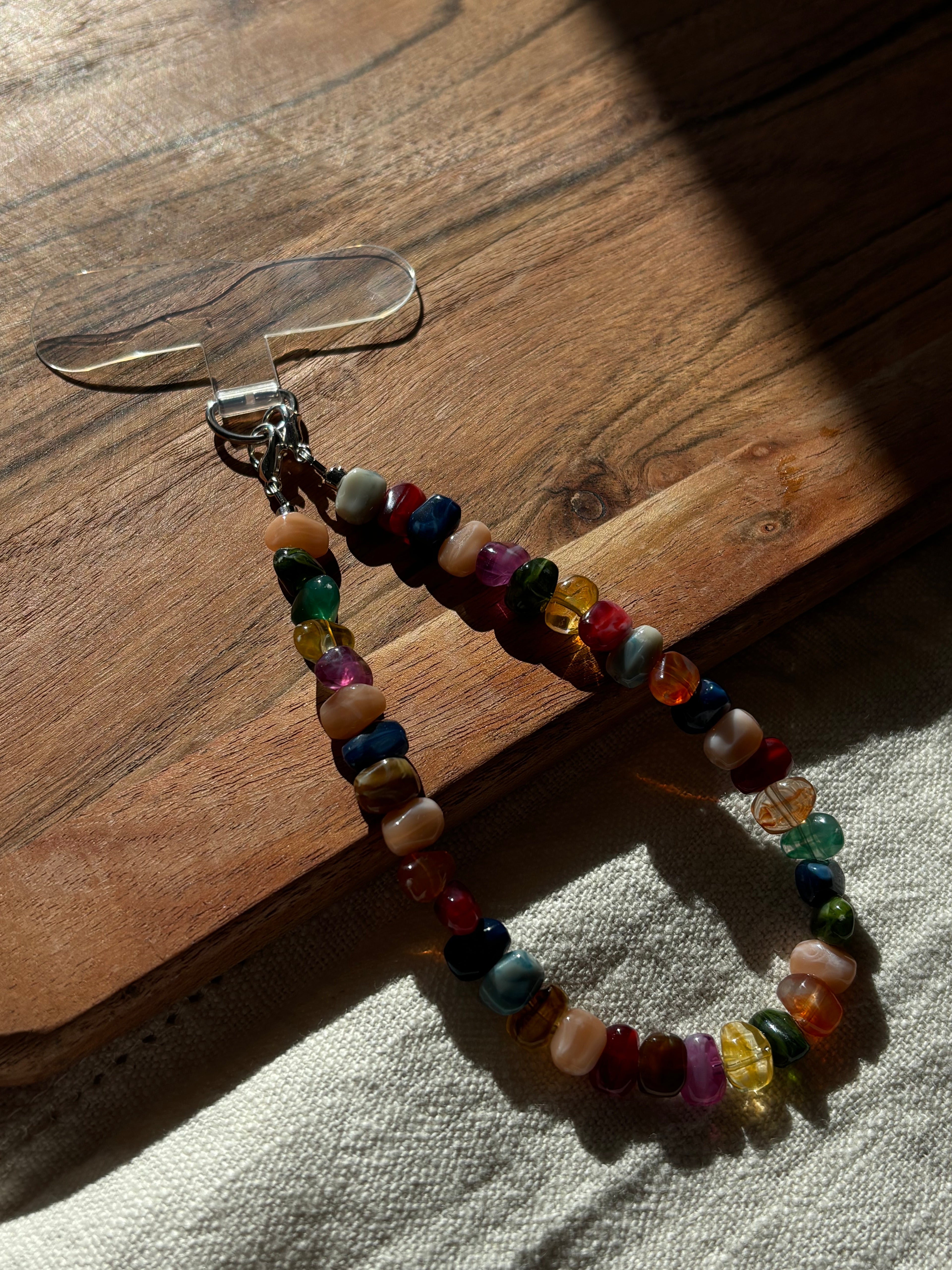 Rainbow Gems Phone Charm