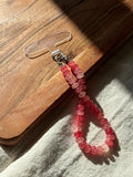 Pretty Pink Quartz Phone Charm