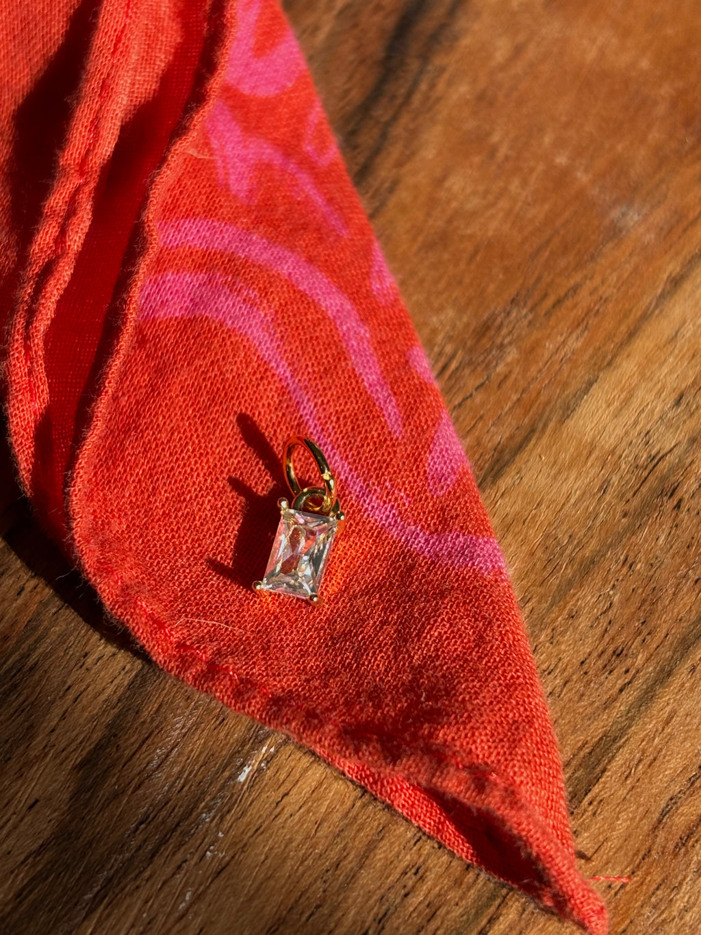 Emerald Crystal Charm