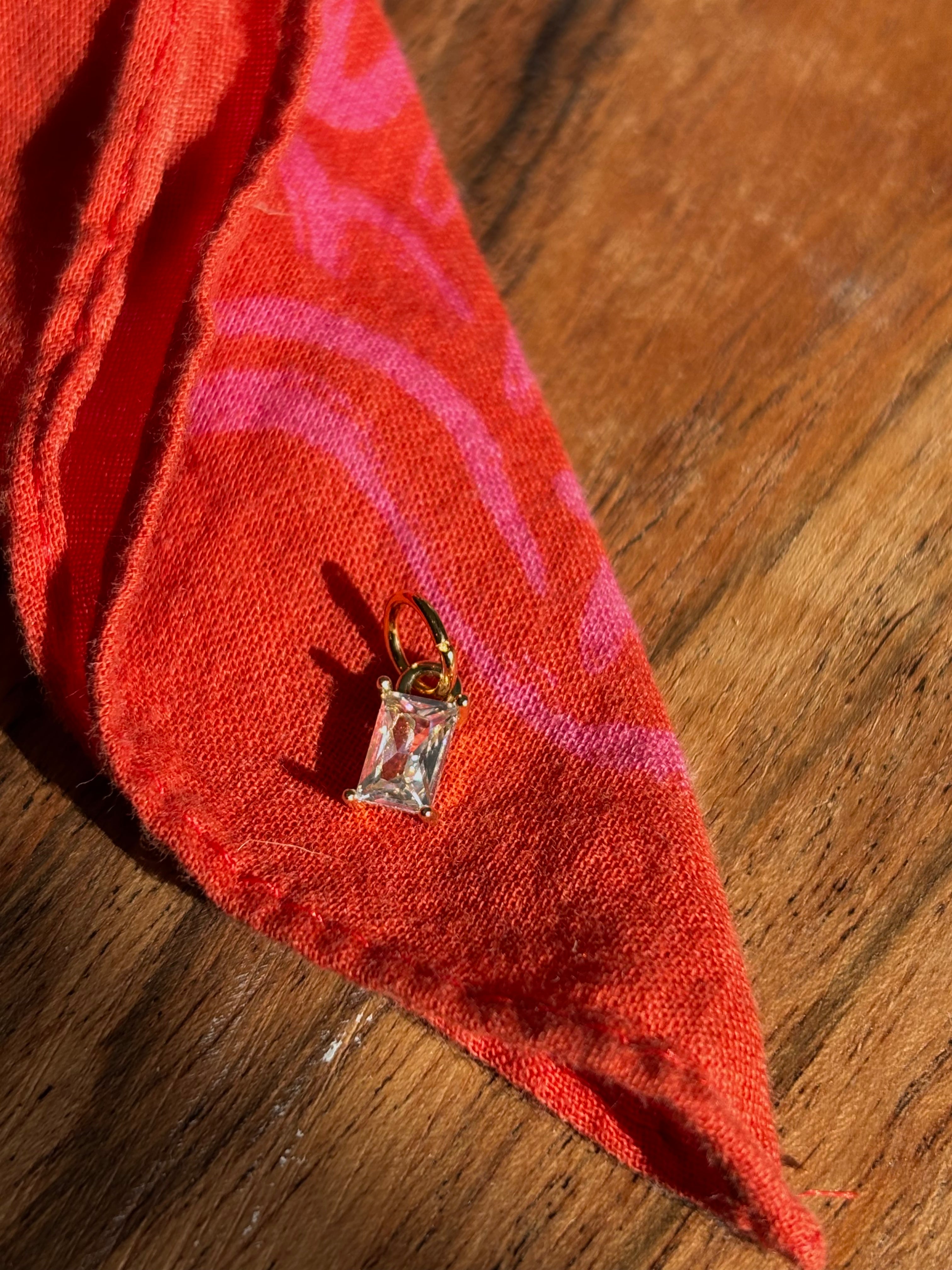 Emerald Crystal Charm