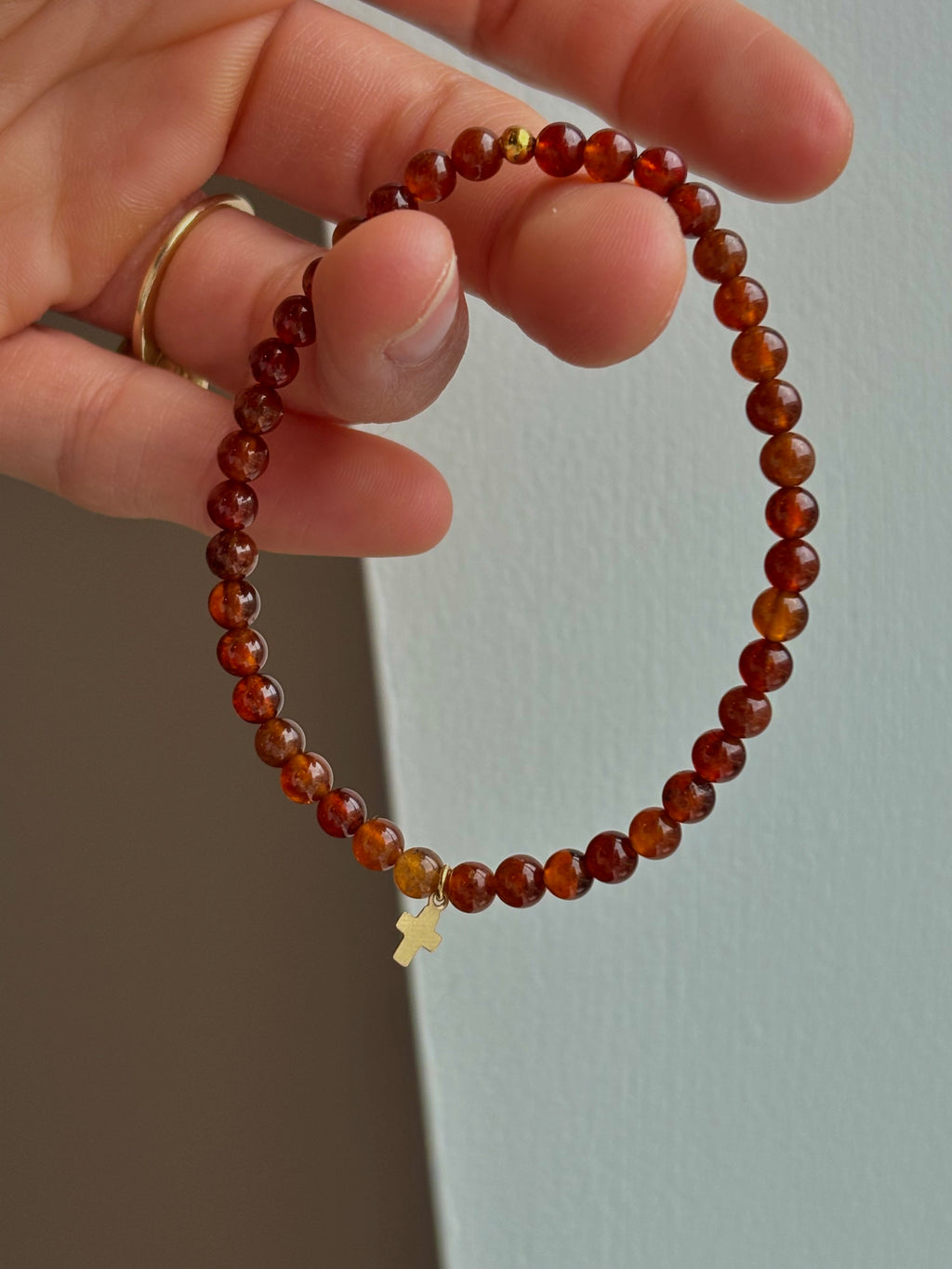 Smooth Amber Bracelet