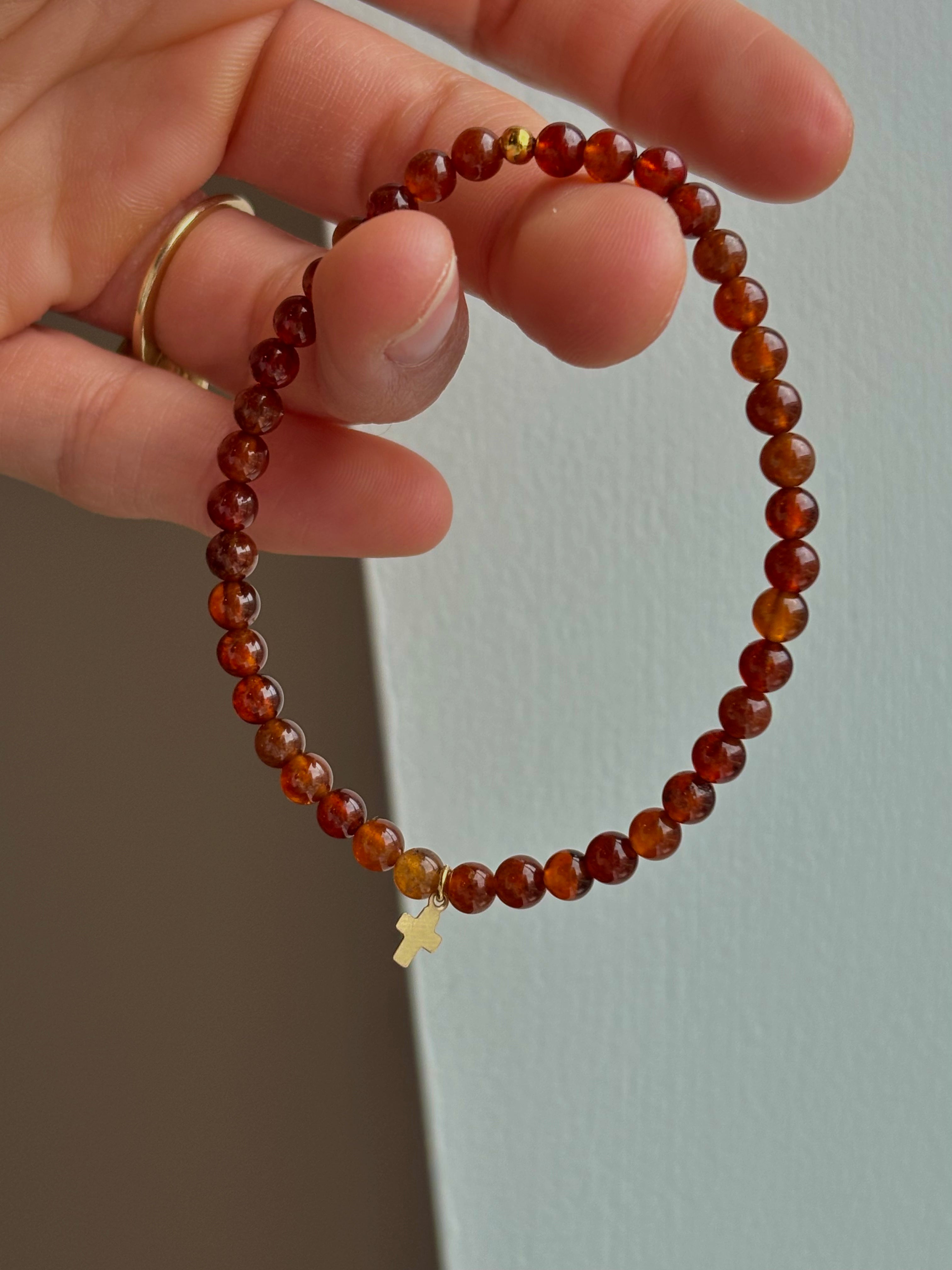 Smooth Amber Bracelet