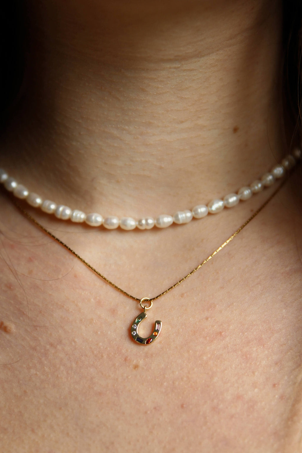 "Good Luck" on Snake Chain