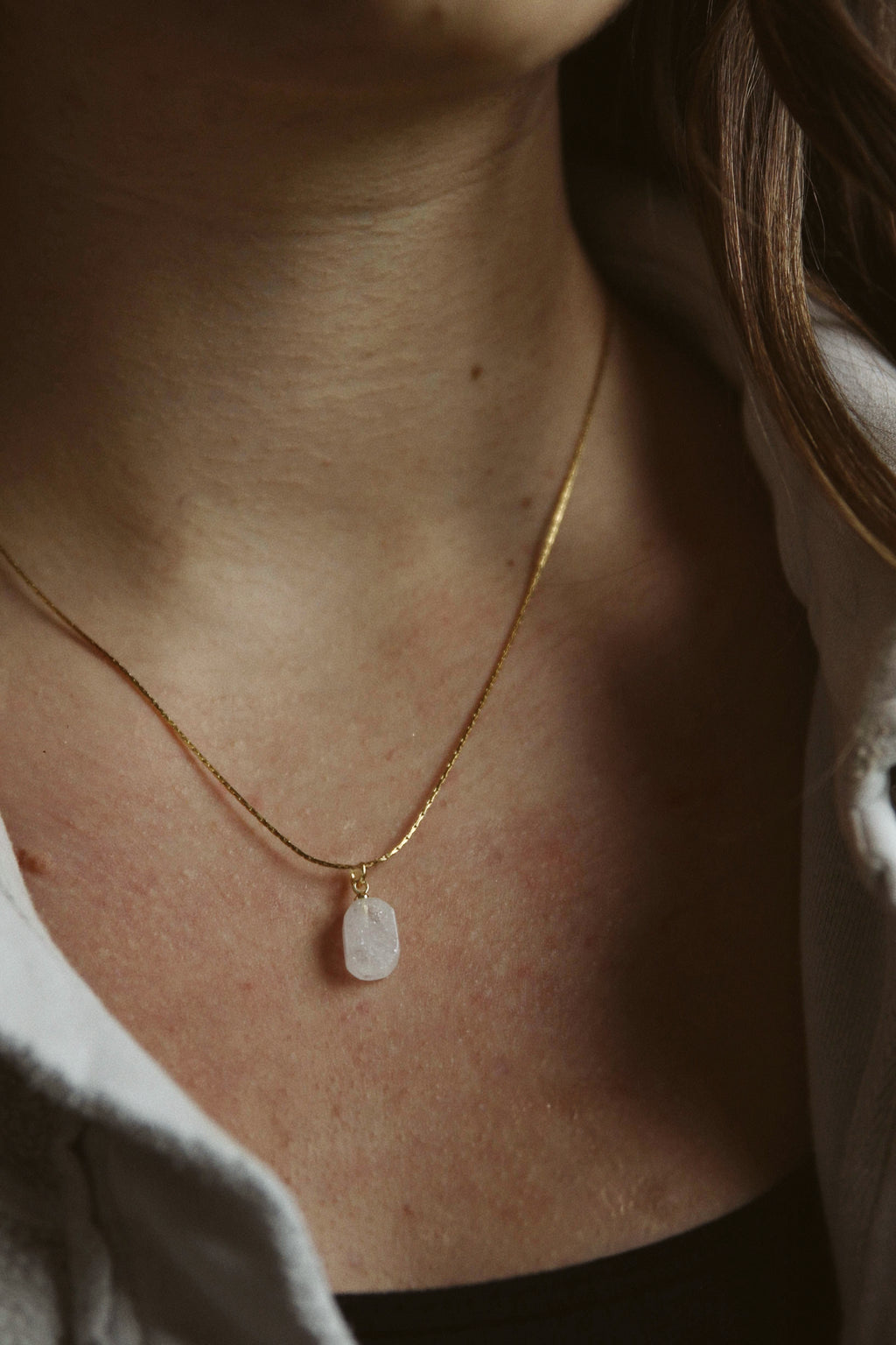 Gem on Snake Chain