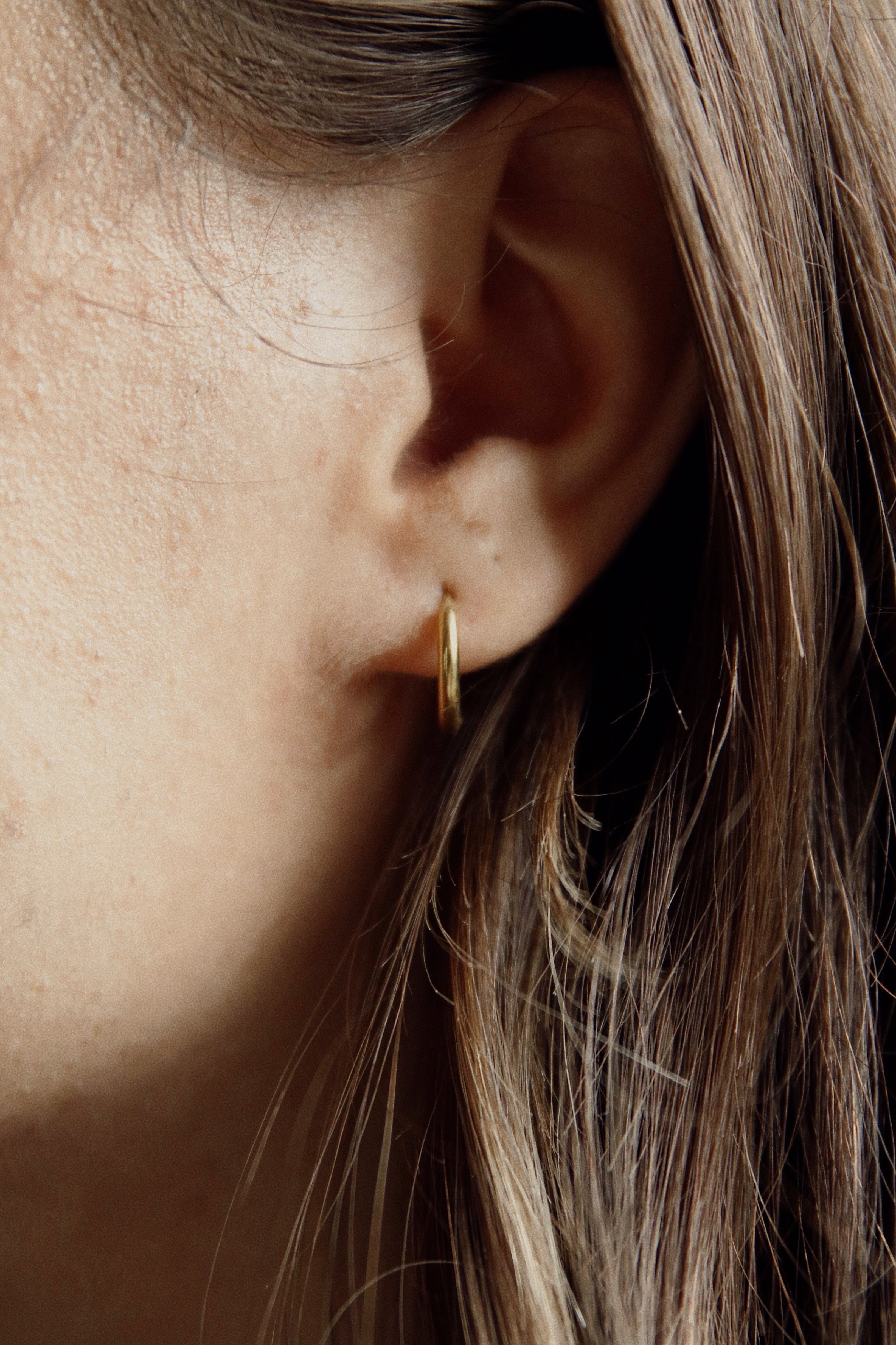 Gold Huggie Earrings
