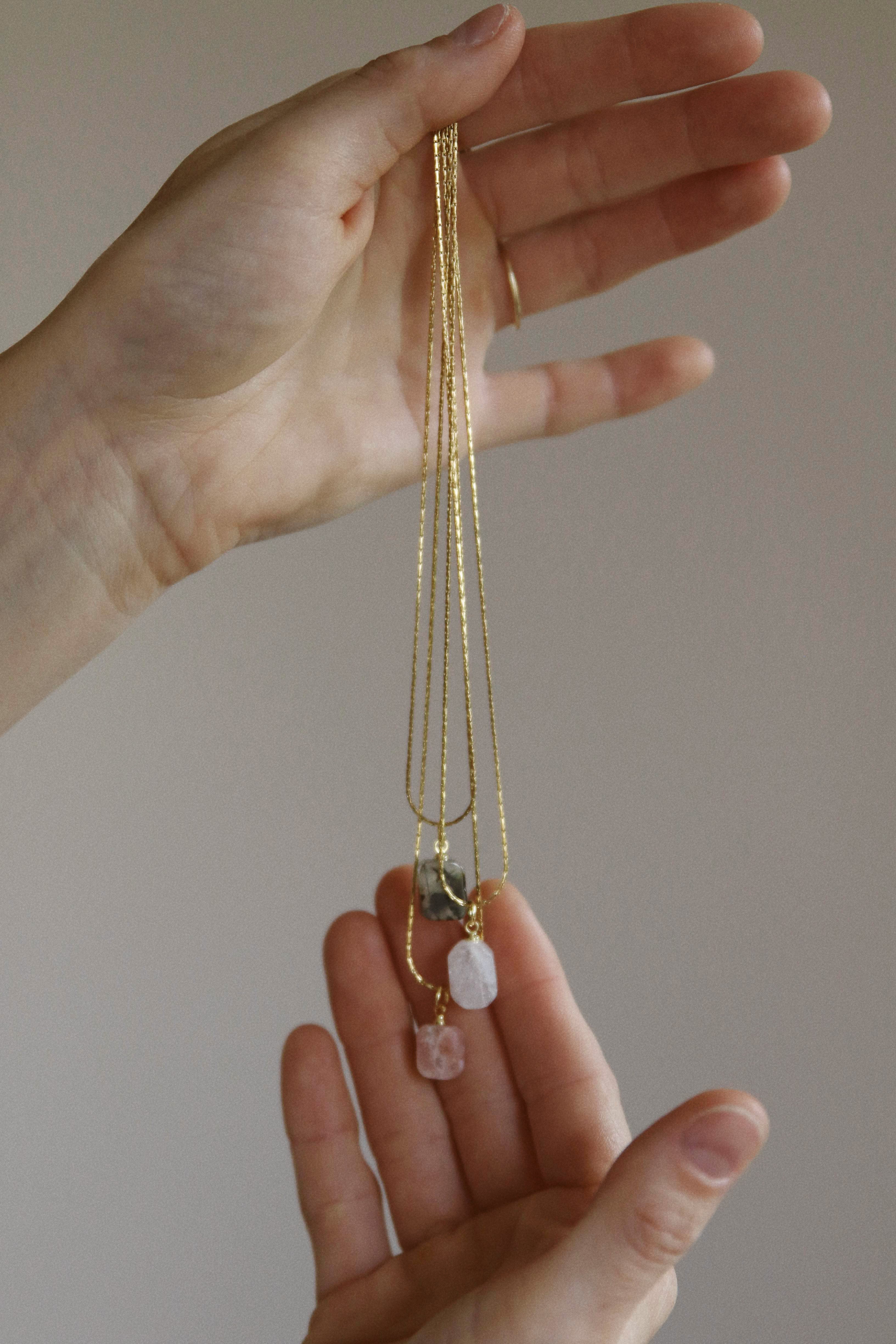 Gem on Snake Chain