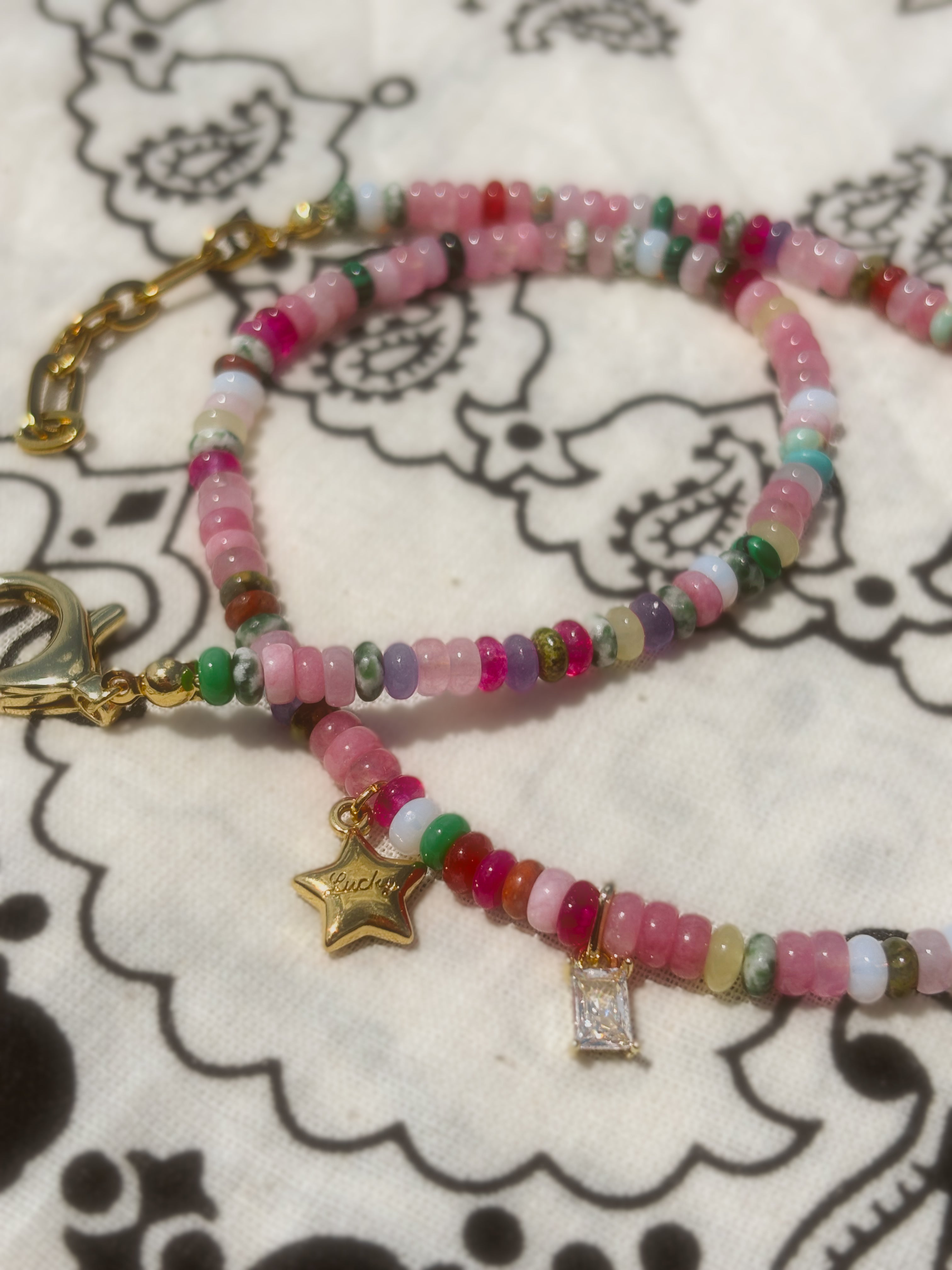 Lucky multi-pink