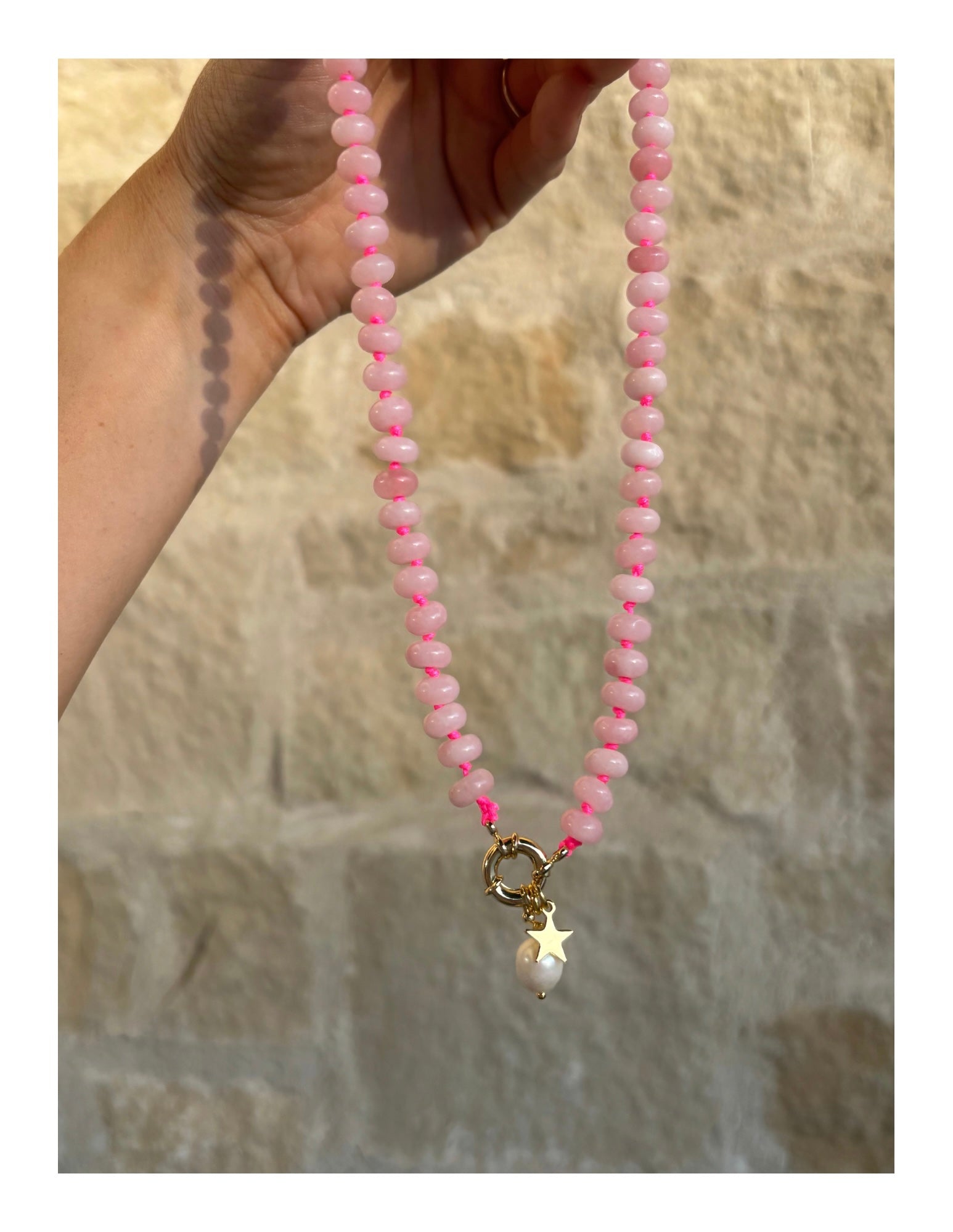 Knotted Pink Lady