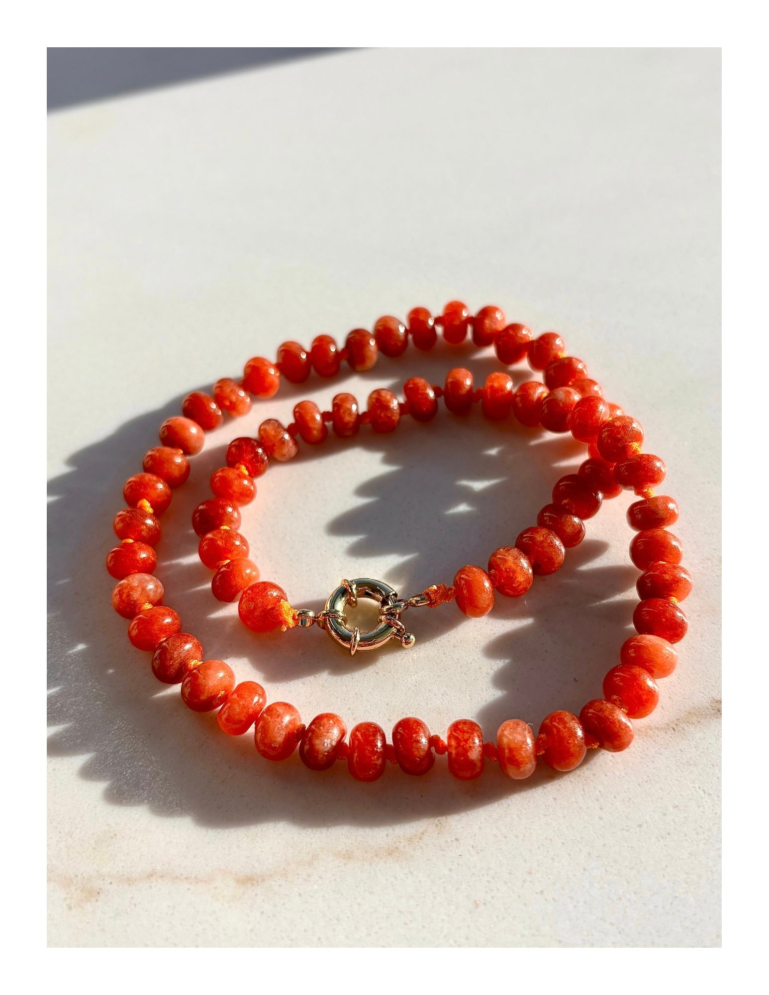 Knotted Orange on Orange