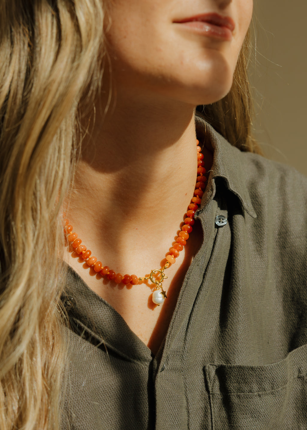 Knotted Orange on Orange