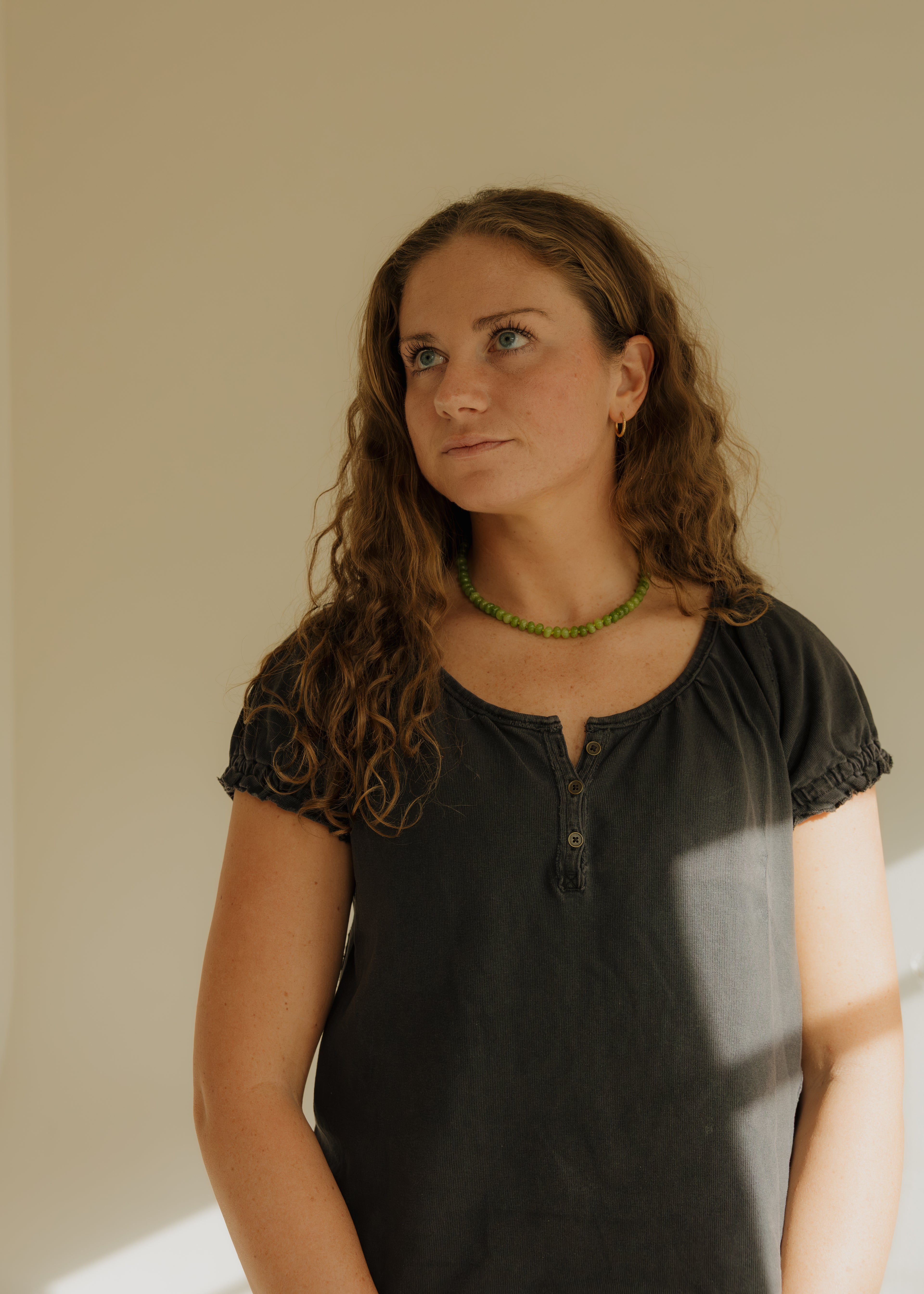 Knotted Lime Green on Green