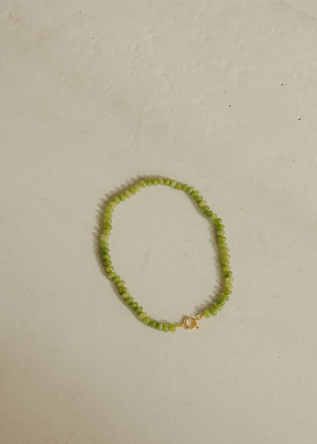 Knotted Lime Green on Green